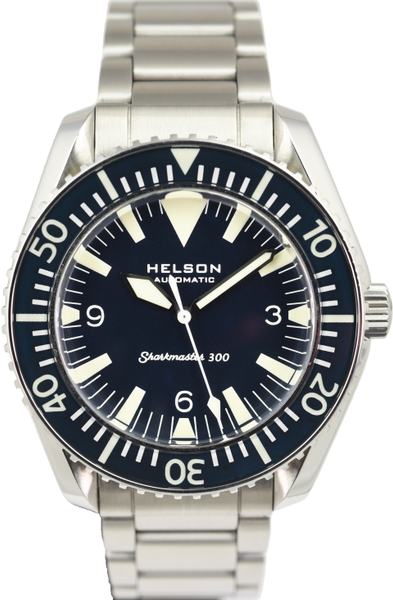Helson Sharkmaster 300 Blue No Date Pre owned SeriousWatches
