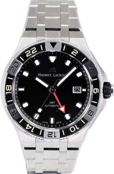 Maurice Lacroix Aikon Venturer GMT AI6158-SS00F-330-A (Pre-owned Maurice Lacroix Aikon Venturer GMT AI6158-SS00F-330-A (Pre-owned