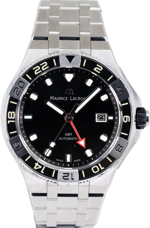 Maurice Lacroix Aikon Venturer GMT AI6158-SS00F-330-A (Pre-owned)