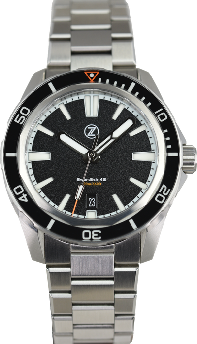 Zelos Swordfish 42mm Black Sand (Pre-owned)