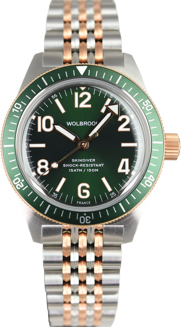 Wolbrook Skindiver Automatic Two-Tone Green (Pre-owned)
