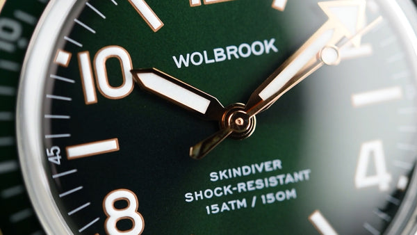 Wolbrook Skindiver Automatic Two-Tone Green (Pre-owned)