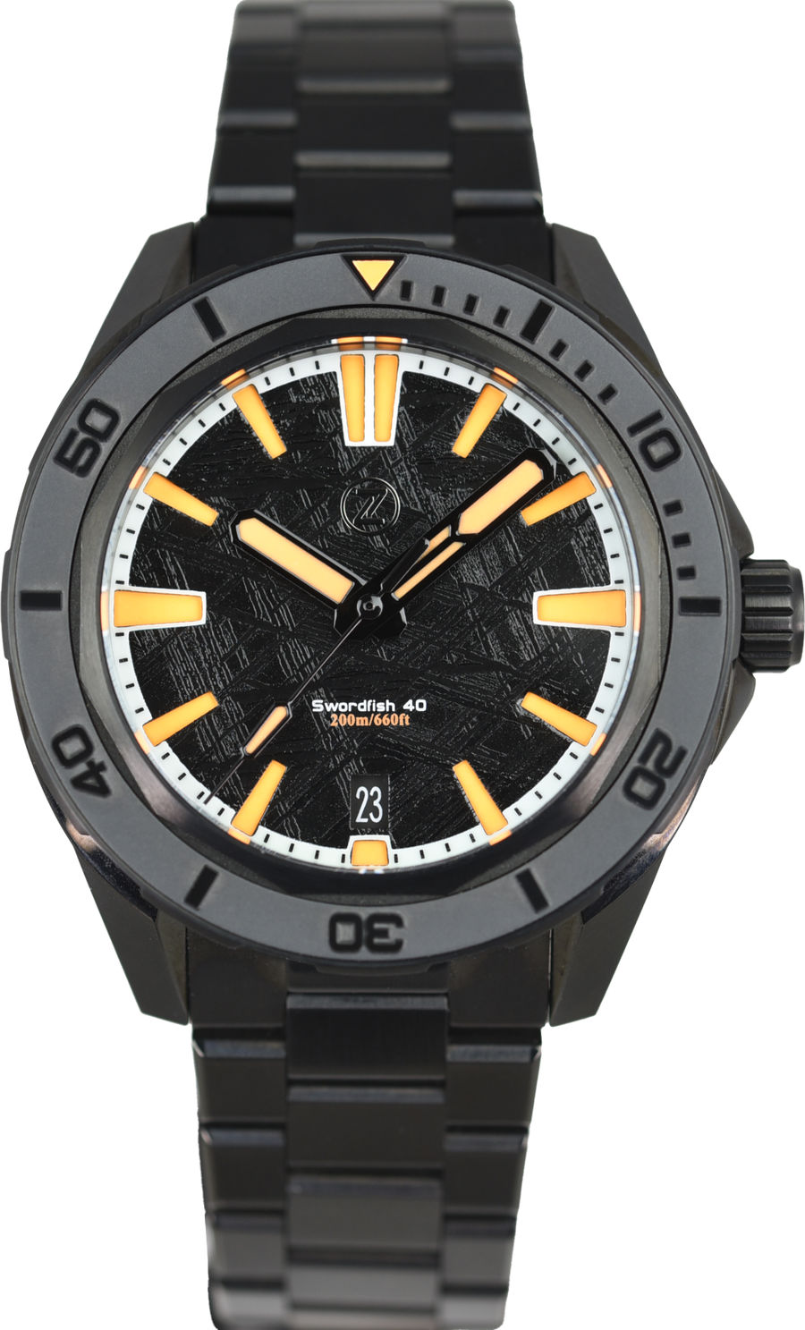 Zelos Swordfish 40mm DLC Meteorite (Pre-owned)