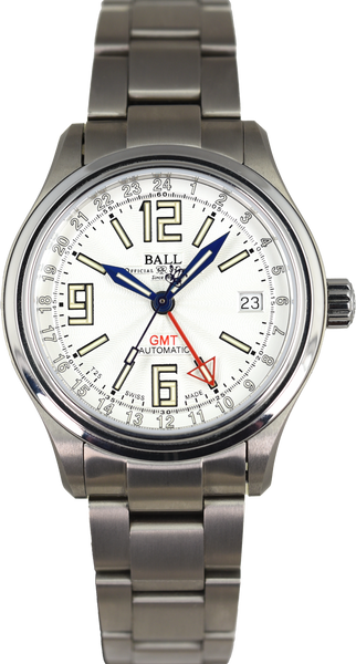 Ball Trainmaster GMT Titanium GM1038D-S10J-WH (Pre-owned