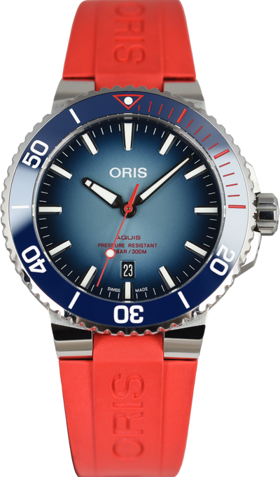 Oris Aquis Date Umberto Pelizzari 01 733 7730 4105-Set Limited Edition (Pre-owned)