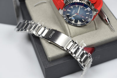 Oris Aquis Date Umberto Pelizzari 01 733 7730 4105-Set Limited Edition (Pre-owned)