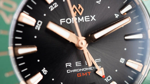 Formex REEF GMT Black and Gold Ceramic Bezel (Pre-owned)