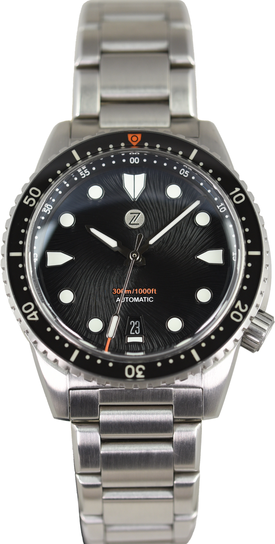 Zelos Mako 300m Diver Satin Black (Pre-owned)