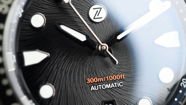 Zelos Mako 300m Diver Satin Black (Pre-owned)