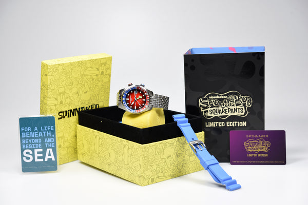Spinnaker Bradner GMT Spongeob SquarePants Bubbly Grins SP-5162-22 Limited Edition (Pre-owned)