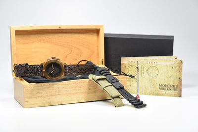 Montres Militaire Officier de Marine Bronze Skull (Pre-owned)