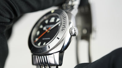 Nivada Grenchen Depthmaster Pac-man White 14102A04 (Pre-owned)