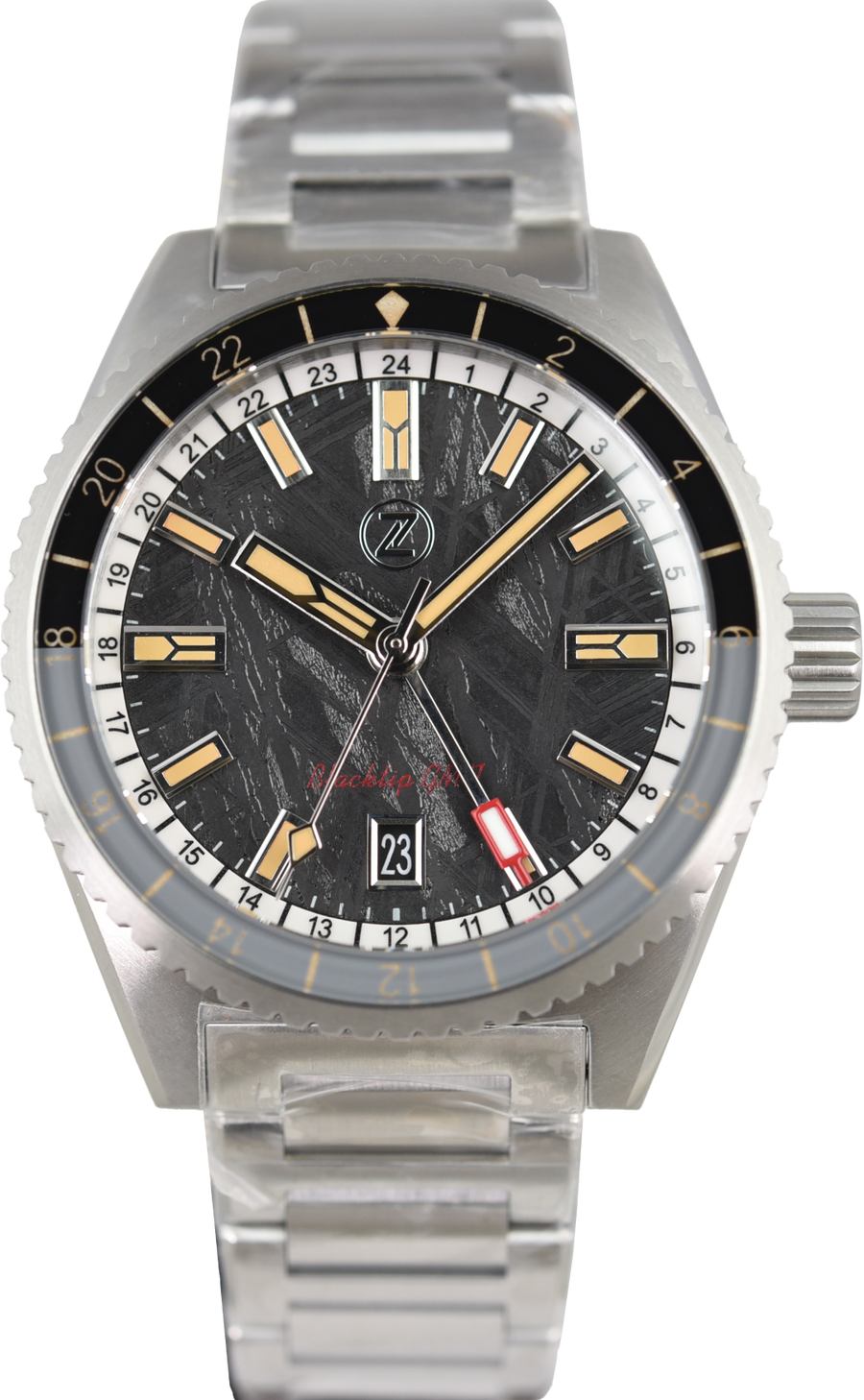 Zelos Blacktip GMT Meteorite (Pre-owned)