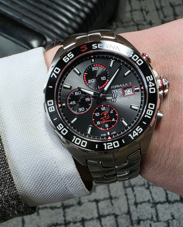 TAG Heuer Formula 1 Chronograph X Senna CAZ201D.BA0633 (Pre-owned)