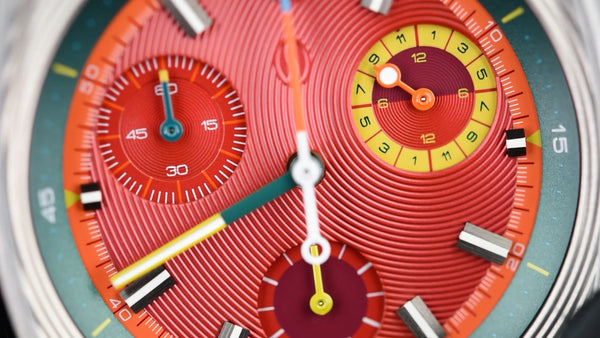 Brew x Worn & Wound Metric Chrono Regulators Ruby Red Limited Edition (Pre-owned)