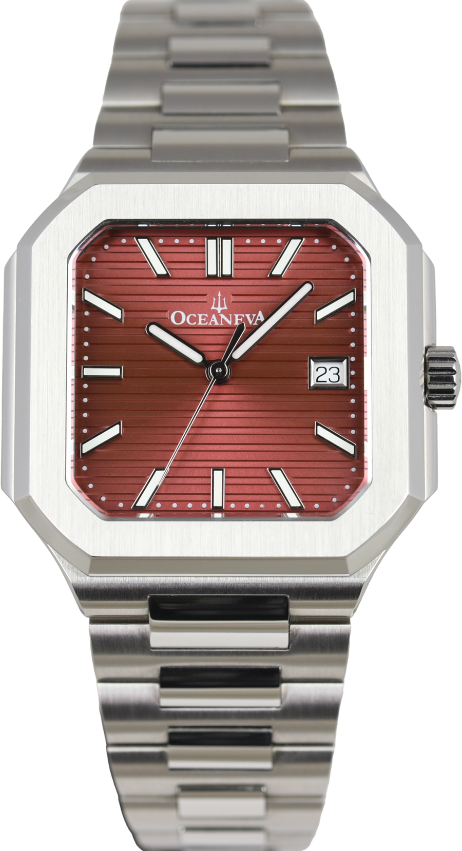Oceaneva Tenuis Ultra-Thin Swiss Movement Burgundy (Pre-owned)