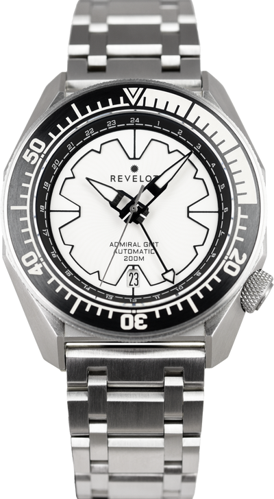 Revelot R10 Admiral GMT Arctic White (Pre-owned)