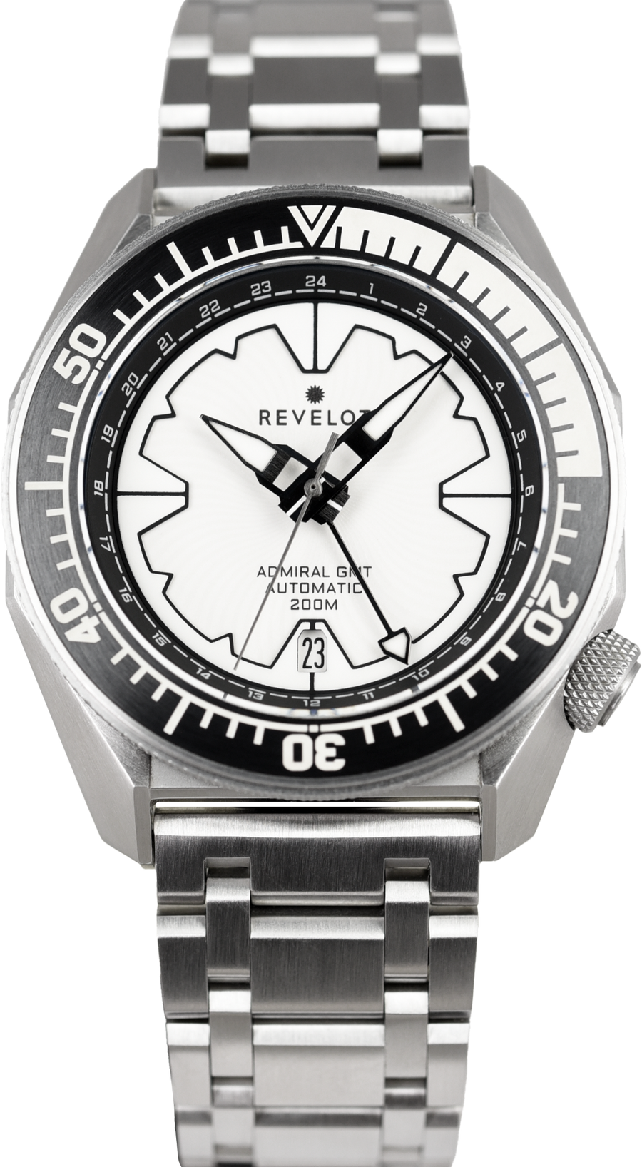 Revelot R10 Admiral GMT Arctic White (Pre-owned)