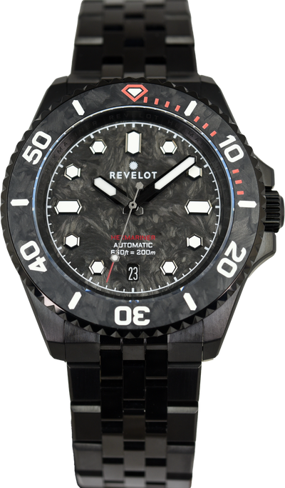 Revelot Hexmariner 39 Marble Carbon Black DLC (Pre-owned)