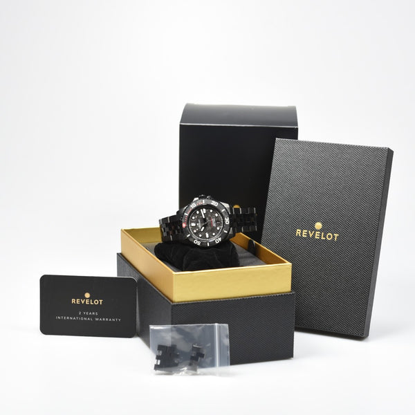 Revelot Hexmariner 39 Marble Carbon Black DLC (Pre-owned)