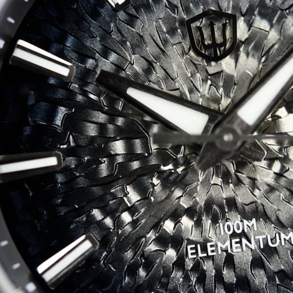 Watchdives WD0003C Elementum Black/Gray Ice Crack (Pre-owned)