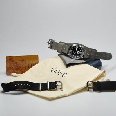 Vario 1918 Trench Black Dial White Lume 40mm (Pre-owned)