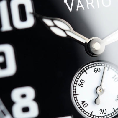 Vario 1918 Trench Black Dial White Lume 40mm (Pre-owned)