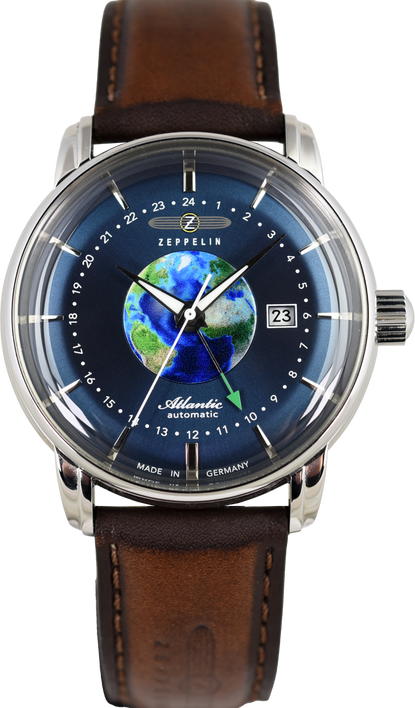 Zeppelin Atlantic Automatic GMT 84683 (Pre-owned)