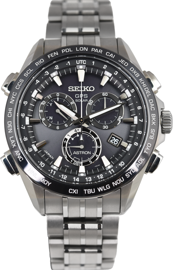 Seiko Astron GPS Solar Chronograph SSE003J1 (Pre-owned)