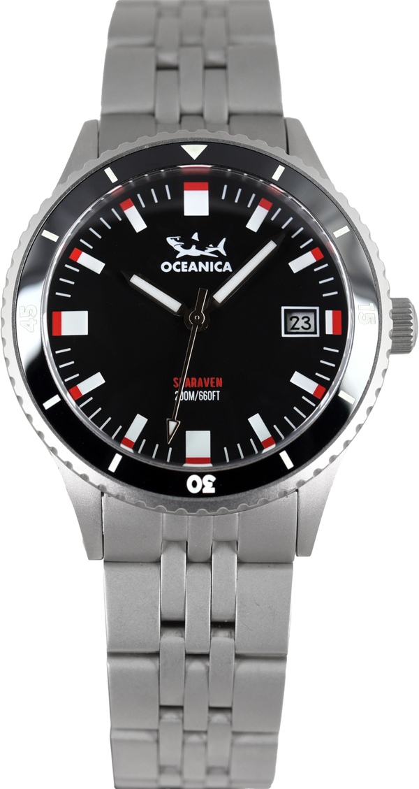 Oceanica Searaven 200m Diver Black (Pre-owned)