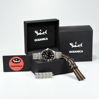 Oceanica Searaven 200m Diver Black (Pre-owned)