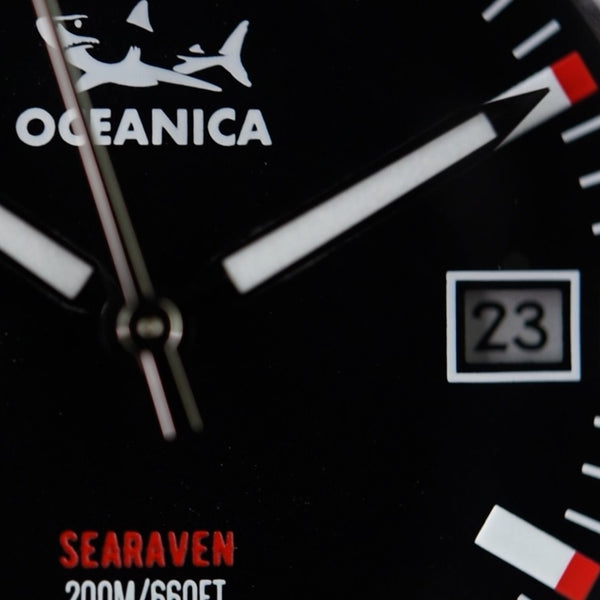 Oceanica Searaven 200m Diver Black (Pre-owned)