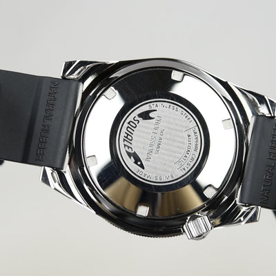 Squale 50 Atmos Black 1521-026/A 1521CL.VO (Pre-owned)