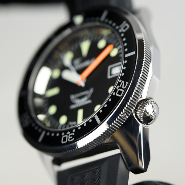 Squale 50 Atmos Black 1521-026/A 1521CL.VO (Pre-owned)