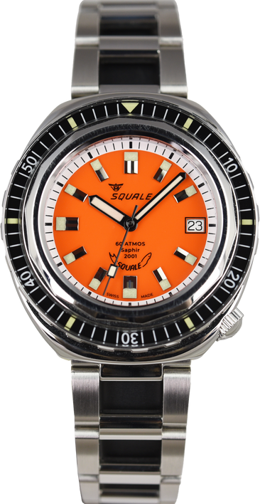 Squale 2001 Reverse Orange 2001BKOR.AC (Pre-owned)