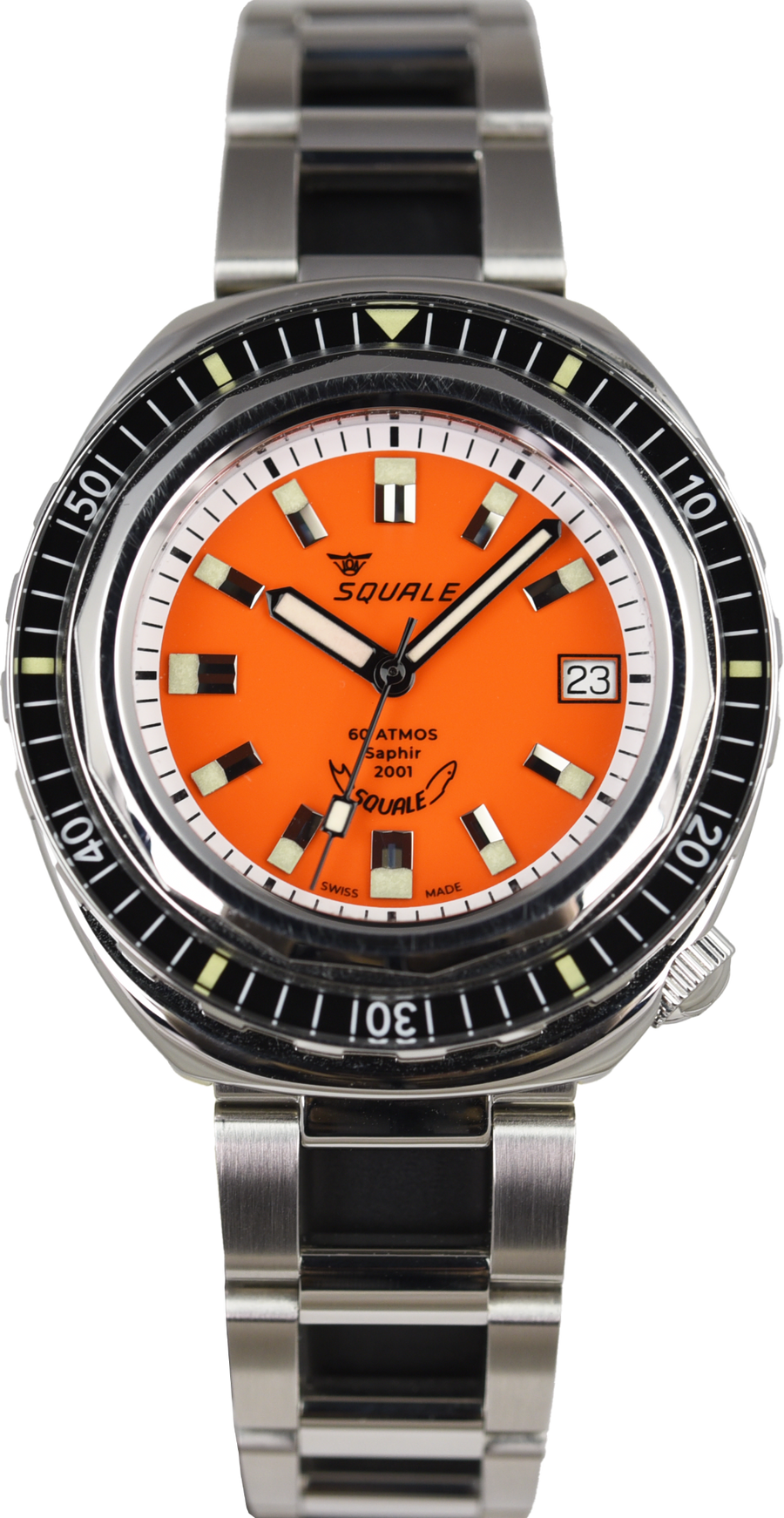 Squale 2001 Reverse Orange 2001BKOR.AC (Pre-owned)