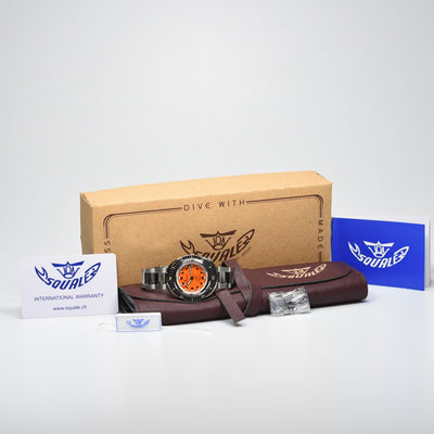 Squale 2001 Reverse Orange 2001BKOR.AC (Pre-owned)