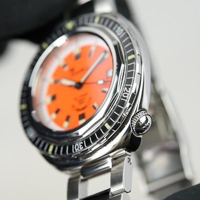 Squale 2001 Reverse Orange 2001BKOR.AC (Pre-owned)