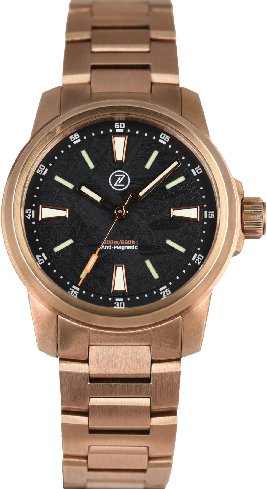 Zelos Aurora Field 38mm Bronze Meteorite (Pre-Owned)