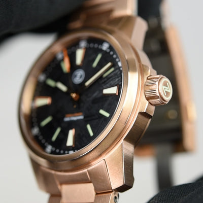 Zelos Aurora Field 38mm Bronze Meteorite (Pre-Owned)