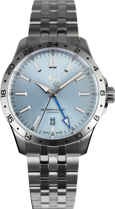 Christopher Ward C63 Sealander GMT 39mm Air Blue (Pre-Owned)