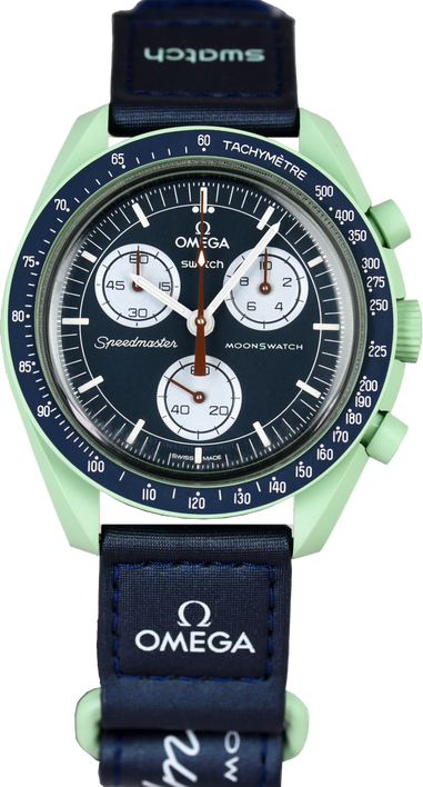 Swatch Moonswatch Mission On Earth SO33G100 (Pre-owned)