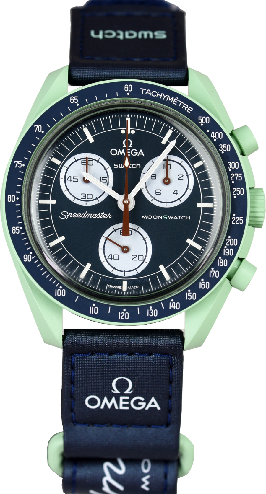 Swatch Moonswatch Mission On Earth SO33G100 (Pre-owned)