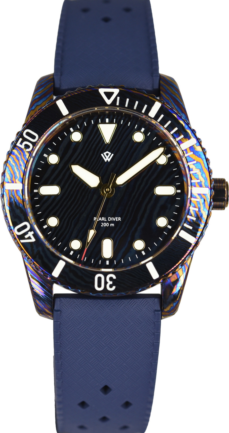 Wicked Watch Full Timascus Pearl Diver V2 (Pre-owned