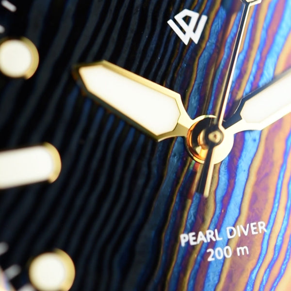 Wicked Watch Full Timascus Pearl Diver V2 (Pre-owned)