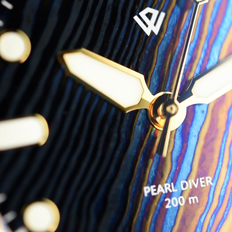 Wicked Watch Full Timascus Pearl Diver V2 (Pre-owned