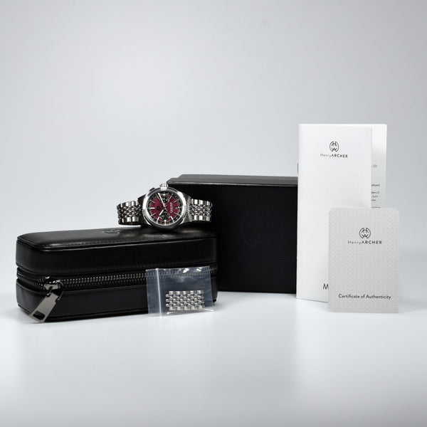 Henry Archer Tidslinje Meteorite Spectral Red (Pre-owned)