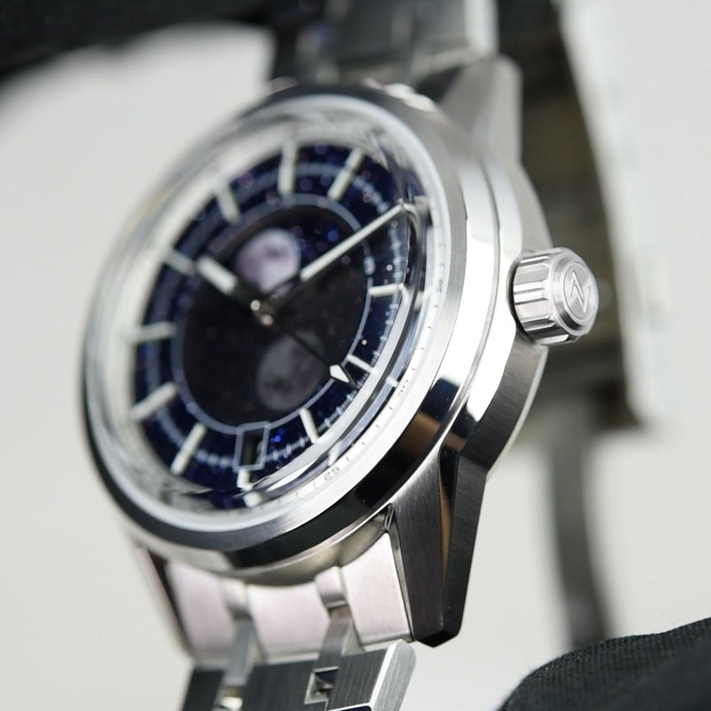 Zelos Helica Moonphase Aventurine (Pre-owned) - SeriousWatches.com