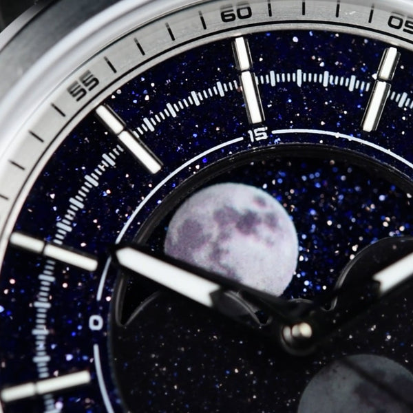 Zelos Helica Moonphase Aventurine (Pre-owned)