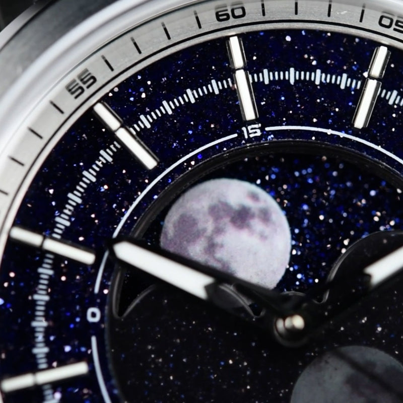 Zelos Helica Moonphase Aventurine (Pre-owned) - SeriousWatches.com